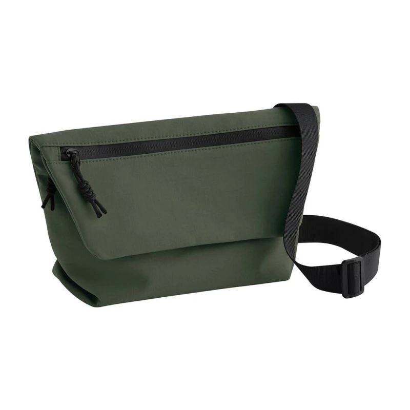 Image of Bagbase Mens Minimal Lifestyle Mini Messenger Bag in Green Green Male One Size