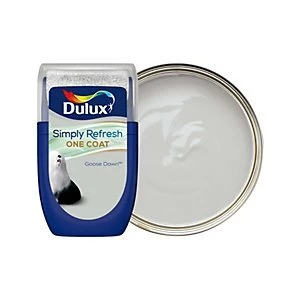 Image of Dulux Simply Refresh One Coat Goose Down Matt Emulsion Paint 30ml