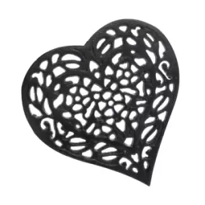 image of Cast Iron Heart Trivet M&amp;W