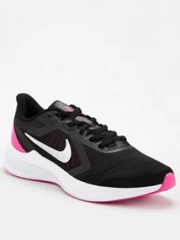 image of Nike Downshifter 10 - Black/Silver, Size 5, Women