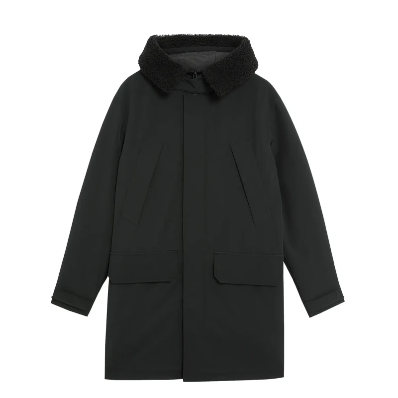Image of Lyle & Scott Cold weather parka Lyle & Scott Noir Male XL