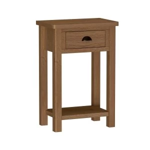 Image of Rosewell Natural Oak Telephone Table