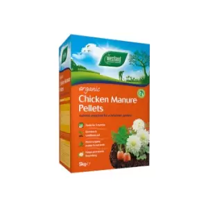 Image of Organic Chicken Manure Pellets 5kg - Westland