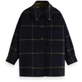 Image of Scotch and Soda Scotch And Soda Shacket - Navy