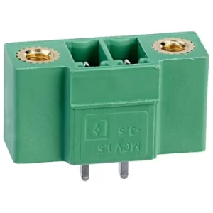 Image of Phoenix Contact 1843224 MCV 1,5/ 2-GF-3,5 2 Way Terminal Block Hea...