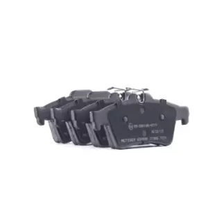 Image of METZGER Brake pad set GREENPARTS 1170006 Brake pads,Brake pad set, disc brake OPEL,FORD,RENAULT,Vectra C Caravan (Z02),Signum CC (Z03)