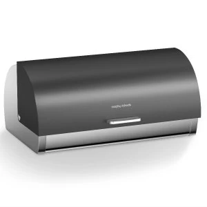 Image of Morphy Richards Accents Roll Top Bread Bin - Titanium