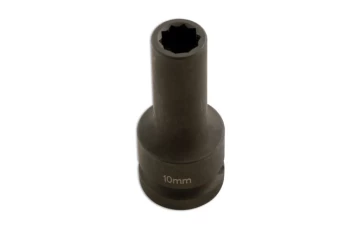 Image of Laser Tools 5133 Impact Socket - Split Rims 10mmx 10pt Chrome Molybdenum