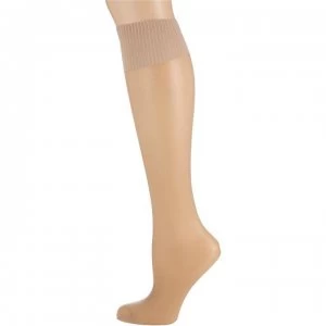 Image of Aristoc 2 pair pack 15 denier support knee high socks - Pink