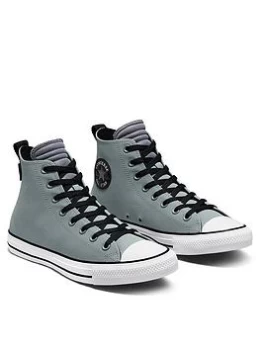 image of Converse Chuck Taylor All Star Hi Tops - Grey, Size 7, Men