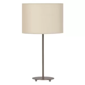 image of Stavange Table Lamp With Round Shade Bronze