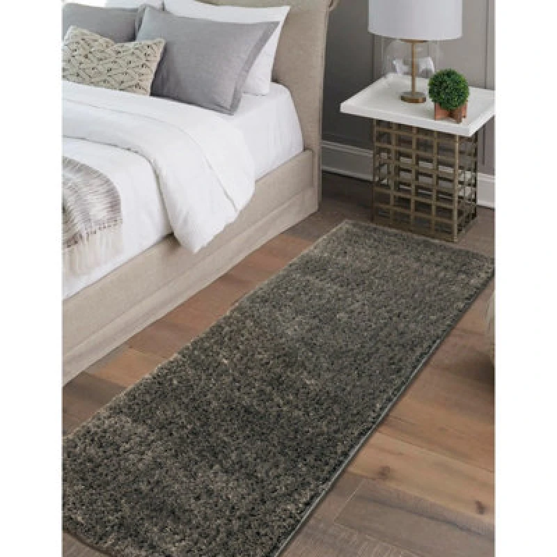 Image of Snug Plains Charcoal 60X200cm Rug P116A- SG166 06