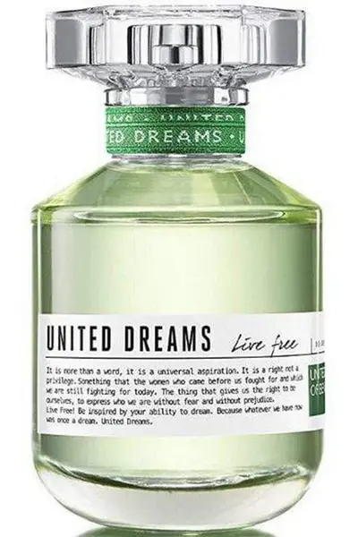 image of Benetton United Dreams Live Free Eau de Toilette For Her 50ml