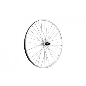 image of Wilkinson Wheel Alloy 700C Hybrid Silver Q/R 7 Speed Cassette Rear