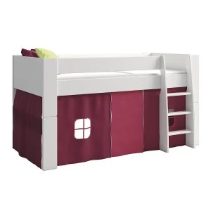 Steens For Kids Tent for Mid Sleeper Bed - Purple/Pink