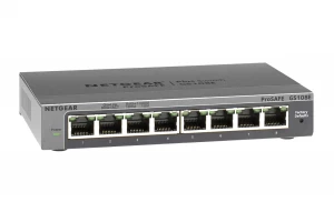 image of Netgear GS108e Prosafe Plus 8 Port Gigabit Ethernet Switch