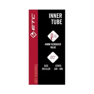 image of ETC Inner Tube 20 X 4.125 Schrader Valve 40mm