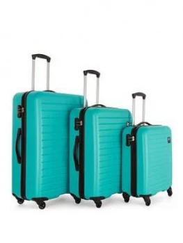 Image of Revelation By Antler Dominica 3 Piece Nest Turquiose Suitcase