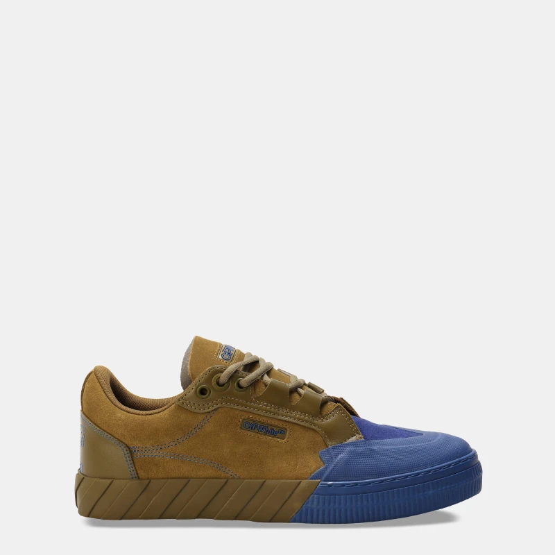 Image of Off White Mens V Army Low-Top Trainers Army Green male 7 (41)