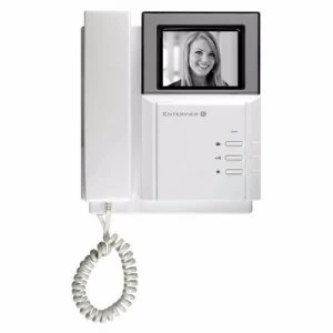 Image of ESP Enterview 5 Slave Video Mono Black and White CCTV Intercom Handset