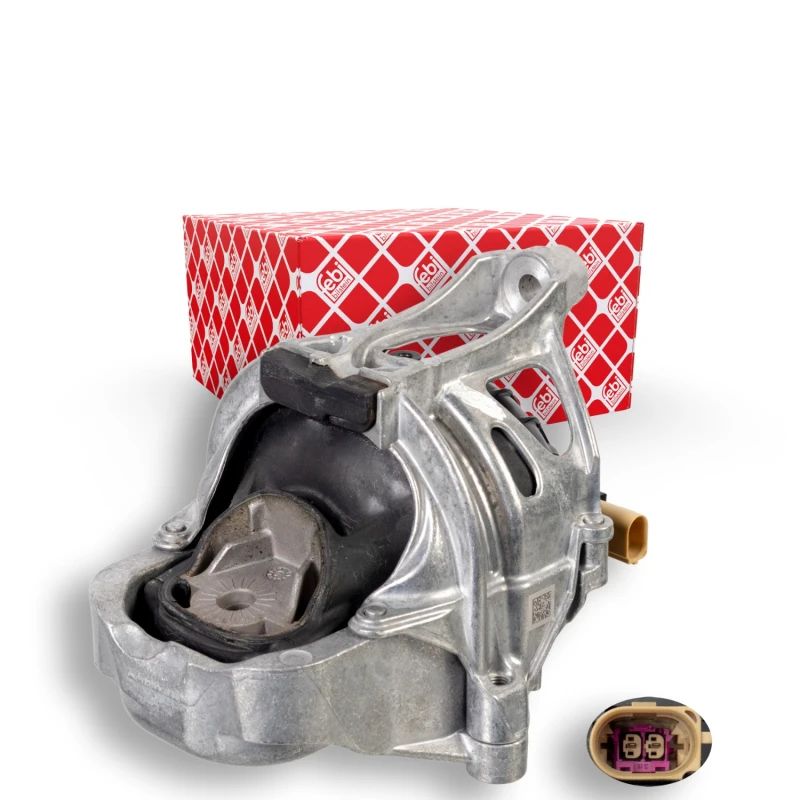 Image of FEBI BILSTEIN 172198 Engine mount Right, electrically adjustable hydro mount Engine Mounting (247)