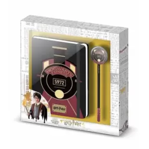 Image of Harry Potter Notebook with Pen Gift Set Hogwarts Express