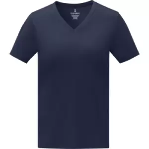 Elevate Womens/Ladies Somoto V Neck T-Shirt (XXL) (Navy)