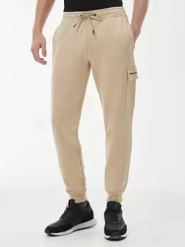 Image of Barbour International Motored Cuffed Joggers - Cream, Size XL, Men