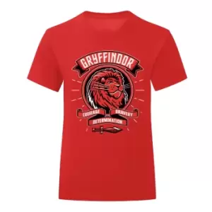 Image of Harry Potter Childrens/Kids Comic Style Gryffindor T-Shirt (12-13 Years) (Red/Black)