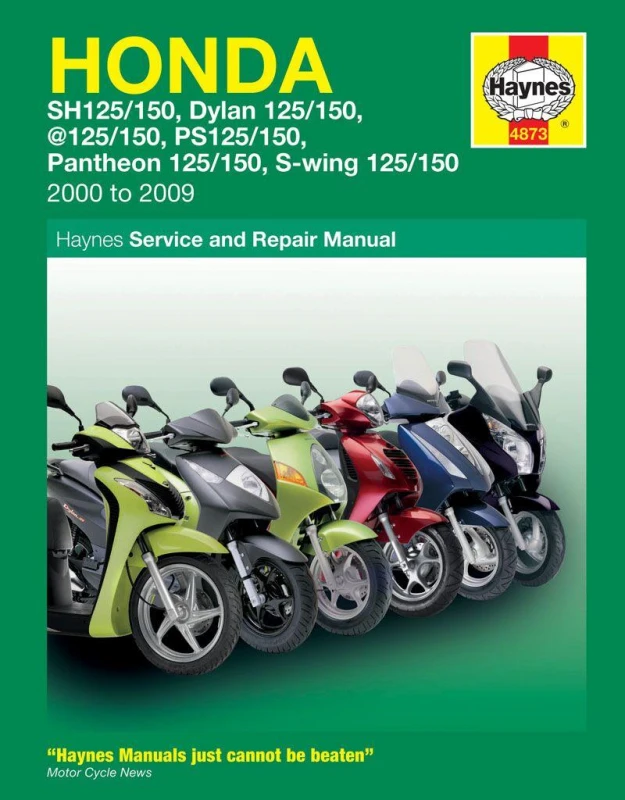 Image of 4873 - Haynes Service Manual For Honda FES 125 2001-2009 4873