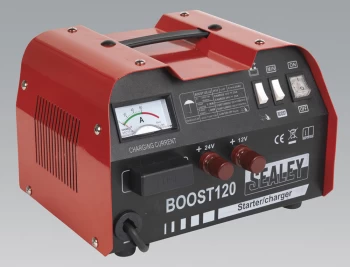 Image of Sealey BOOST120 Starter/Charger 120/20Amp 12/24V 230V