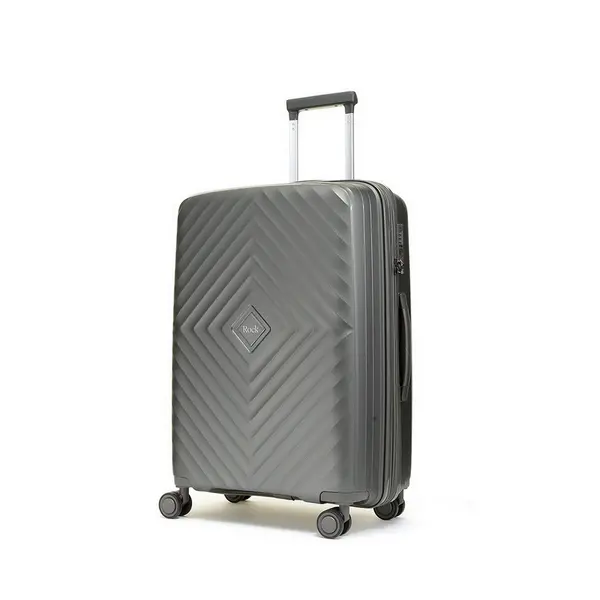 Image of Rock Luggage Infinity Charcoal Hardshell Suitcase