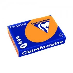 image of Trophee Card A4 160gm Orange Pack of 250 1042C