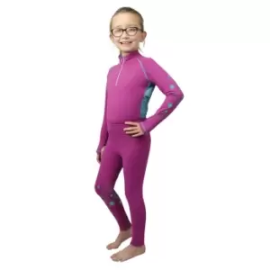 Image of Hy Girls DynaMizs Ecliptic Thermal Top (13-14 Years) (Plum/Teal)