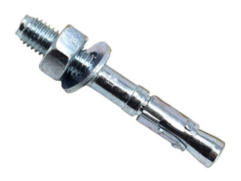 Image of Masonmate 0841Eta560075 Zinc Plated Through Bolt M10 X 75mm 100 Mamtbzm1075