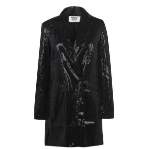 image of NA-KD Blazer Dress - Black