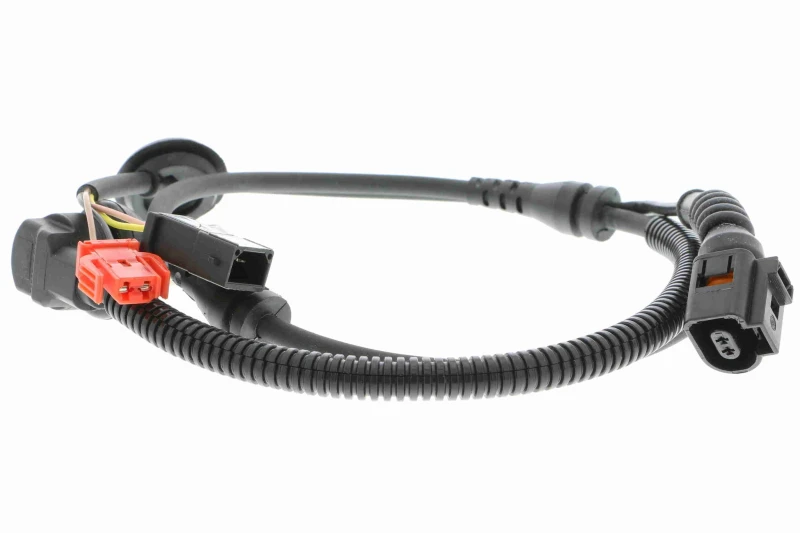 Image of VEMO V10-72-1027 ABS Sensor Front Axle Right, with cable, with gasket/seal Sensor,wheel speed (412)