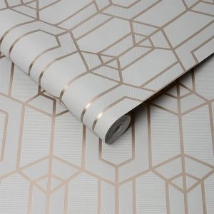 Image of Graham & Brown Superfresco Easy Albany Geo Wallpaper