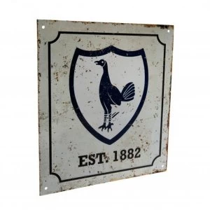 Image of Tottenham Hotspur FC Retro Logo Sign