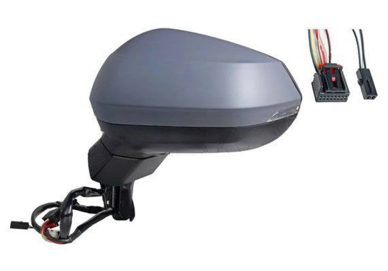 Image of ALKAR 9039827 Wing mirror Left, Electric, Aspherical, primed Outside Mirror (50)