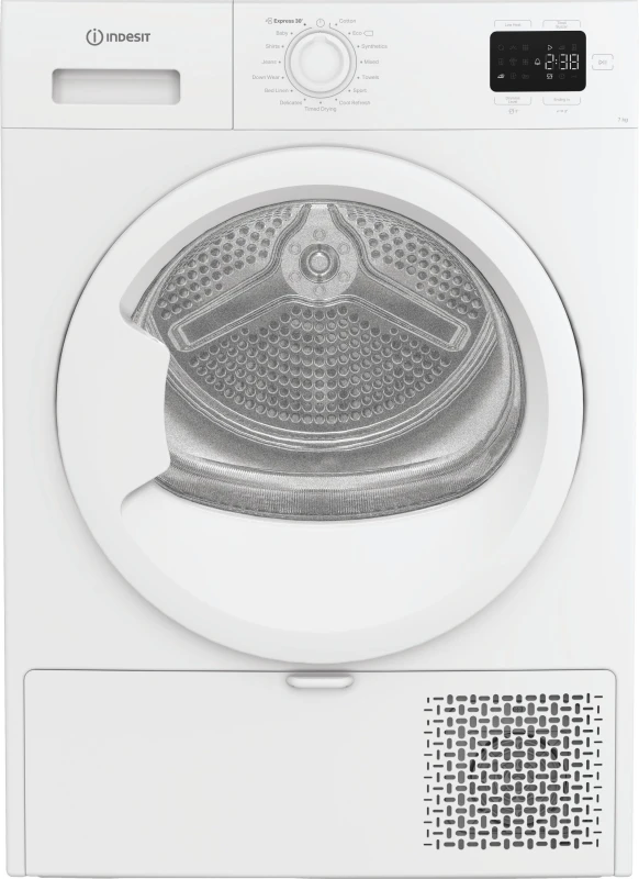 Image of Indesit C YSD 72D WW UK 7Kg Heat Pump Tumble Dryer - White - A+ Rated