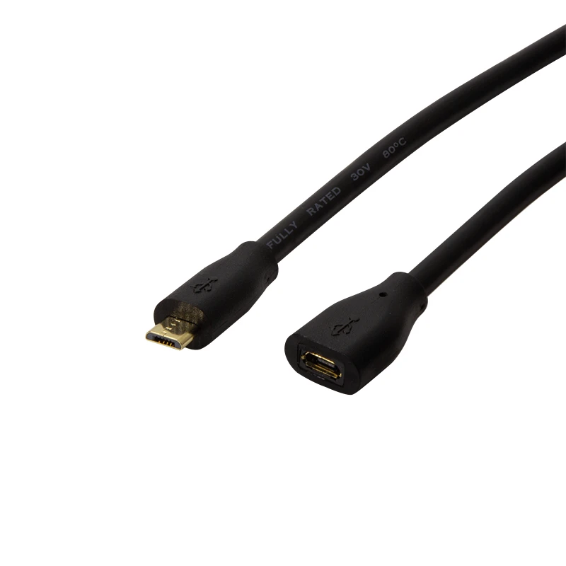 Image of LogiLink CU0120 USB cable USB 2.0 0.5 m Micro-USB B Black