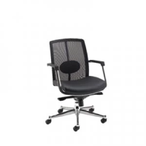 image of Avior Black Executive Mesh Back Task Chair KF97083