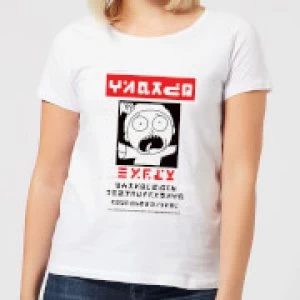 Image of Rick and Morty Wanted Morty Womens T-Shirt - White - 3XL