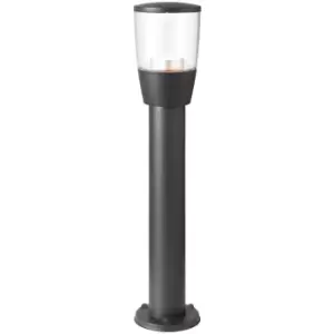 image of Outdoor Post Bollard Light Anthracite 0.5m LED Garden Driveway Foot Path Lamp