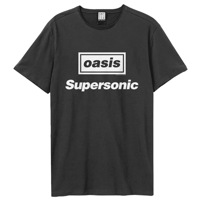 Image of Amplified Amplified Men Supersonic Oasis T-Shirt in Charcoal Size: X-Small Charcoal XS Male 5063652563267