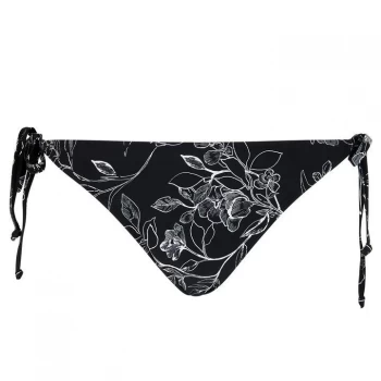 Image of Firetrap Bikini Bottoms - Black L Flwr Pr