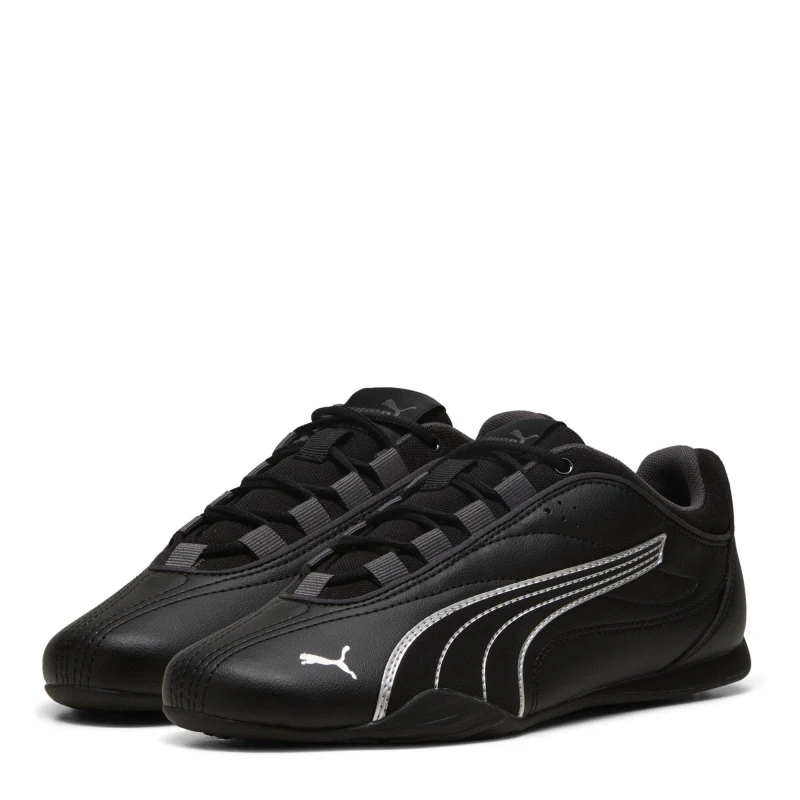 Image of Puma Womens Catch Low-Top Trainers Black L female 4 (37)