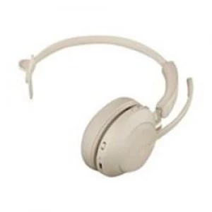 Image of Jabra Evolve2 65 USB-A UC Mono Headset - Beige