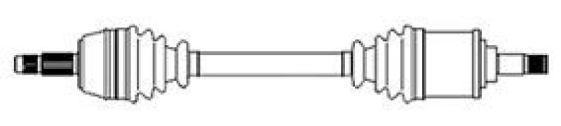 Image of METELLI Drive shaft METELLI 17-1417